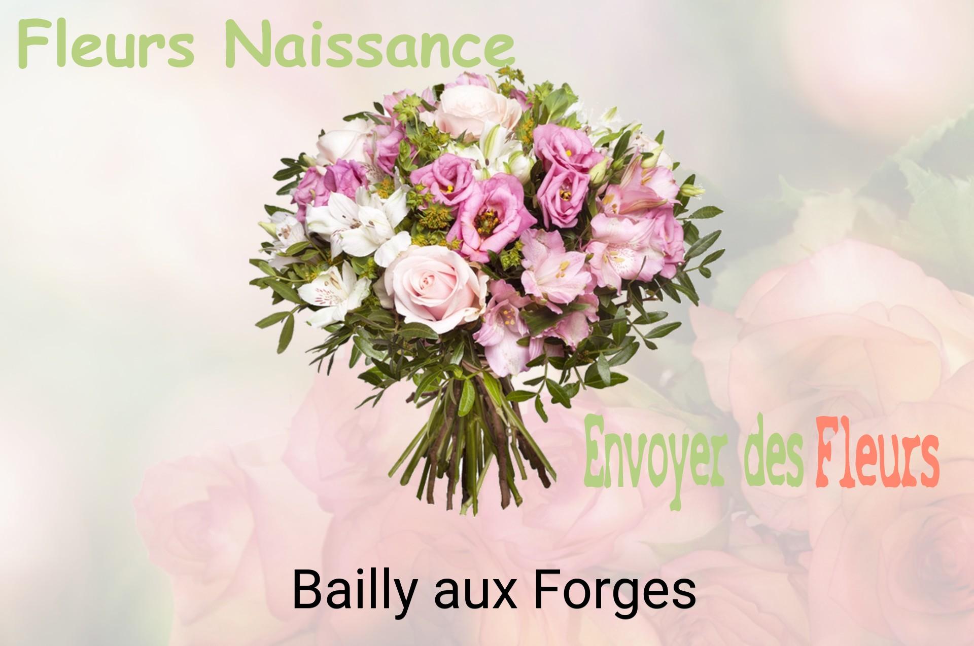 Bouquet de fleurs de naissance livré à Bailly-aux-Forges